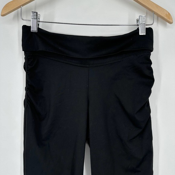 Adidas by Stella McCartney The Performance Fold-Over Full Length Leggings Black - Picture 6 of 13